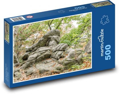 Skála - kameny, krajina - Puzzle 500 dílků, rozměr 46x30 cm