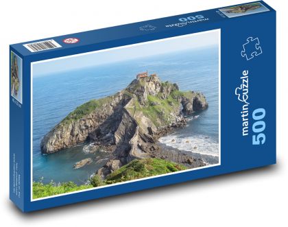 Sea - island, landscape - Puzzle of 500 pieces, size 46x30 cm 