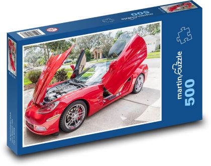 Corvette - automobil, auto - Puzzle 500 dílků, rozměr 46x30 cm