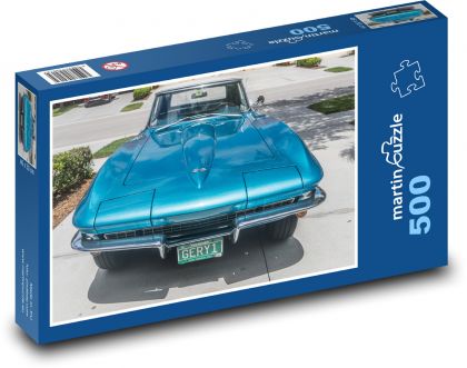 Starožitný automobil - puzzle 500 dílků