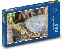 Żółw - gad, zwierzę Puzzle 500 elementów - 46x30 cm