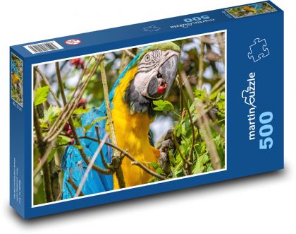 Exotic parrot - bird, animal - Puzzle of 500 pieces, size 46x30 cm 