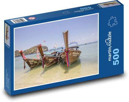 Námorné plavidlá - lode, námorné - Puzzle 500 dielikov, rozmer 46x30 cm 