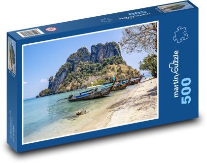 Thailand - boats, reef - Puzzle of 500 pieces, size 46x30 cm 