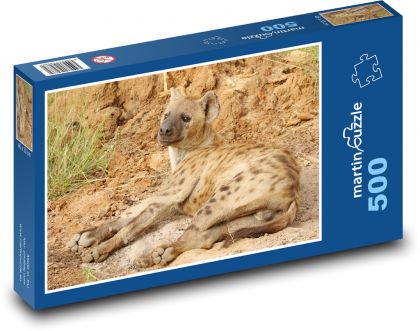 Hyena - carnivore, Africa - Puzzle of 500 pieces, size 46x30 cm 