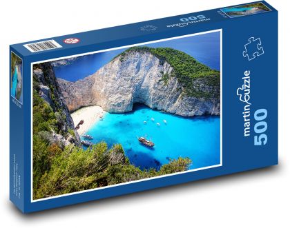Zakintos - Grecja, morze - Puzzle 500 elementów, rozmiar 46x30 cm