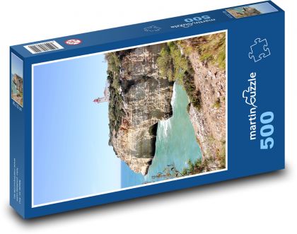 Portugalsko - Algarve, pobrežie - Puzzle 500 dielikov, rozmer 46x30 cm 