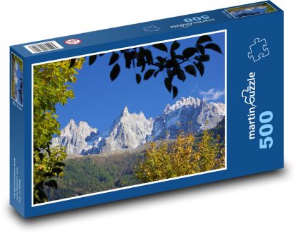 Jeseň - hory, krajina - Puzzle 500 dielikov, rozmer 46x30 cm 