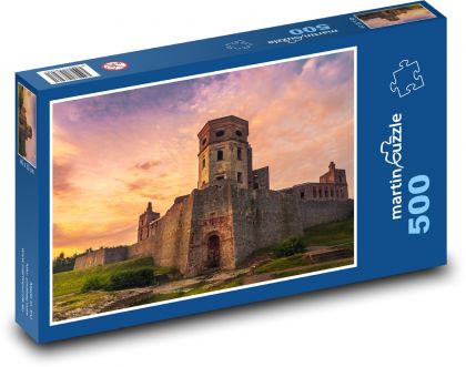 Zamek - ruiny, pałac - Puzzle 500 elementów, rozmiar 46x30 cm
