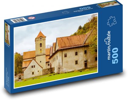 Červený kláštor - Slovensko, pomník - Puzzle 500 dielikov, rozmer 46x30 cm 