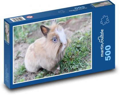 Trpasličí králik - domáce zviera, zviera - Puzzle 500 dielikov, rozmer 46x30 cm 