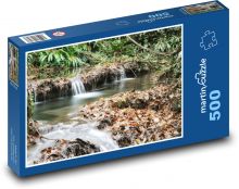 Vodopád - rieka, príroda Puzzle 500 dielikov - 46 x 30 cm