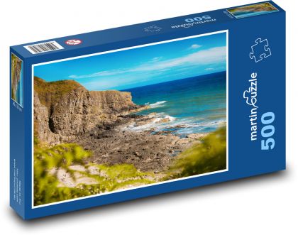 Skalný útes - more, oceán - Puzzle 500 dielikov, rozmer 46x30 cm 