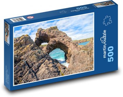 Skalní útvary - oceán, útes - puzzle 500 dílků