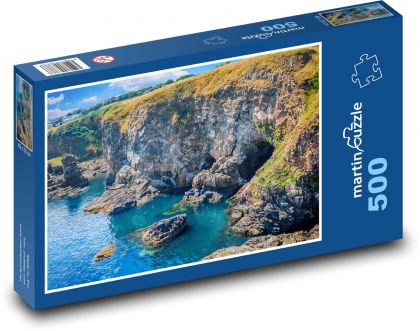 Jaskyňa - kameň, oceán - Puzzle 500 dielikov, rozmer 46x30 cm 