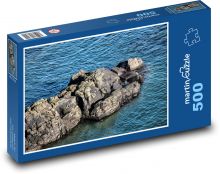 Socha - moře, kámen Puzzle 500 - 46x30 cm