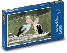 Pelikán - vták, zviera Puzzle 500 dielikov - 46 x 30 cm 