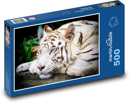 Tygr - Albín, velká kočka - Puzzle 500 dílků, rozměr 46x30 cm