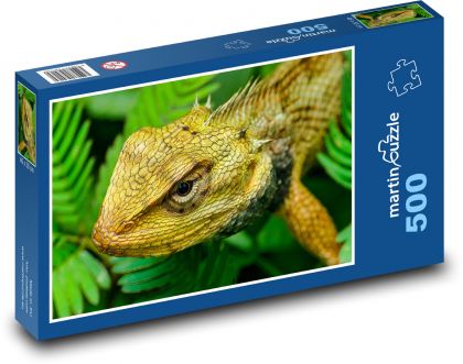 Eidechse - Reptil, Tier - Puzzle - 500 Teile