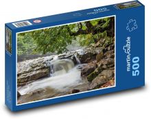 Rapids - rzeka, Rumunia Puzzle 500 elementów - 46x30 cm