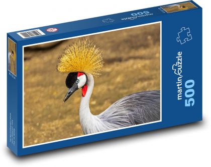 Jeřáb - pták, zvíře - puzzle 500 dílků