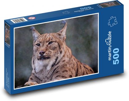Rys - zviera, predátor - Puzzle 500 dielikov, rozmer 46x30 cm 
