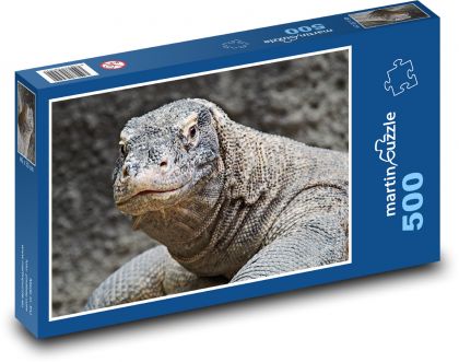 Varan - plaz, zvíře - Puzzle 500 dílků, rozměr 46x30 cm