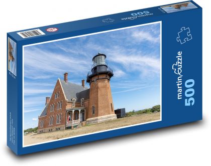 Island - Leuchtturm, Bau - Puzzle - 500 Teile