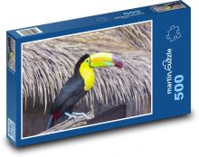 Tukan - pták, zvíře Puzzle 500 - 46x30 cm