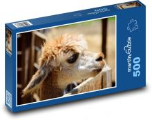 Alpaka - zviera, zoo Puzzle 500 dielikov - 46 x 30 cm