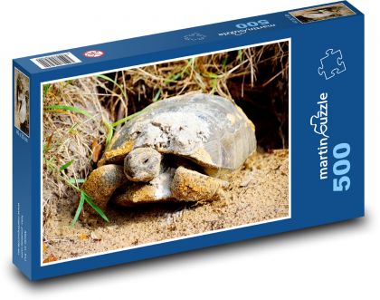 Turtle - reptile, animal - Puzzle of 500 pieces, size 46x30 cm 