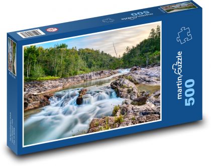 Řeka - příroda, stromy - puzzle 500 dílků