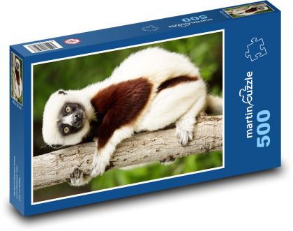 Lemur - animal, Madagascar - Puzzle of 500 pieces, size 46x30 cm 