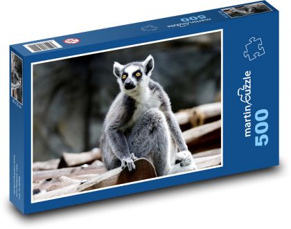 Lemur - mammal, animal - Puzzle of 500 pieces, size 46x30 cm 