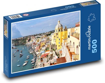 Neapol - miasto, Włochy - Puzzle 500 elementów, rozmiar 46x30 cm
