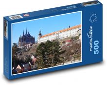 Kutná Hora - katedrála, město Puzzle 500 dílků - 46 x 30 cm