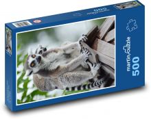 Lemuři - zvířata, savci Puzzle 500 - 46x30 cm