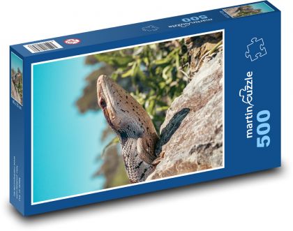 Jaszczurka - zwierzę, gad - Puzzle 500 elementów, rozmiar 46x30 cm