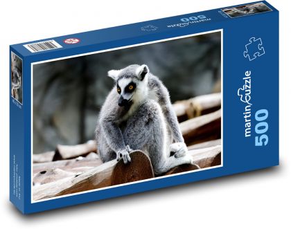 Lemur - zwierzęcy, ssak - Puzzle 500 elementów, rozmiar 46x30 cm