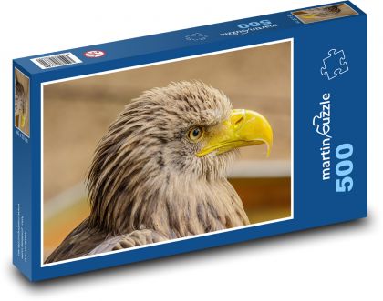 Orel - dravý pták, orlí hlava - Puzzle 500 dílků, rozměr 46x30 cm