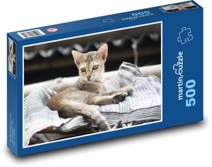 Katze - Kätzchen, Haustier - Puzzle - 500 Teile