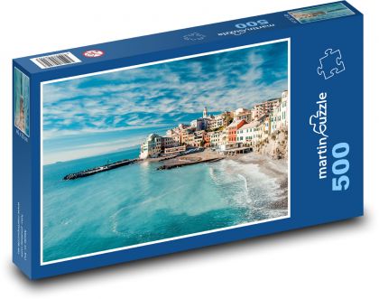 Santorini - Greece, sea - Puzzle of 500 pieces, size 46x30 cm 