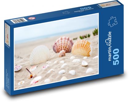 Strand - Sand, Muscheln - Puzzle - 500 Teile