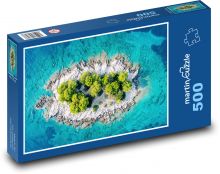 Island - sea, Croatia Puzzle of 500 pieces - 46 x 30 cm 