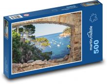 Kamenný oblouk - moře, příroda Puzzle 500 dílků - 46 x 30 cm