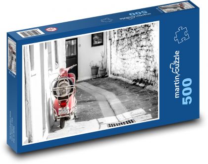 Městský skútr, Řecko - puzzle 500 dílků