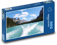 Maligné jezero - Kanada, moře Puzzle 500 - 46x30 cm