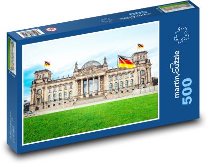 Bundestag - Berlín, parlament - Puzzle 500 dielikov, rozmer 46x30 cm 