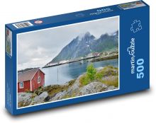 Lofoty - hory, moře Puzzle 500 - 46x30 cm