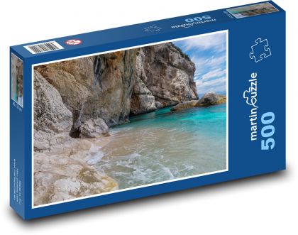 Hory - moře, příroda - Puzzle 500 dílků, rozměr 46x30 cm